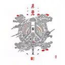 if you want peace get ready for war tattoo design idea