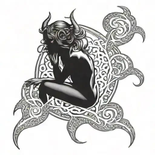 succubus womb tattoo tattoo design idea