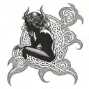 succubus womb tattoo tattoo design idea