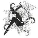 succubus womb tattoo tattoo design idea