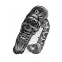 san judas tattoo design idea