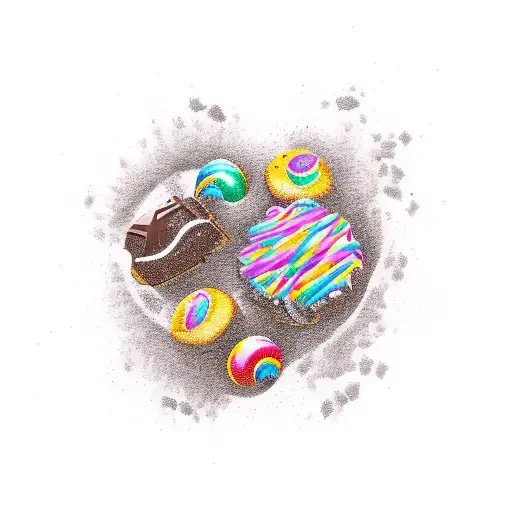 chocolate  tattoo design idea