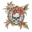 cage tattoo design idea