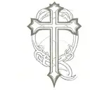 Crusader cross tattoo tattoo design idea