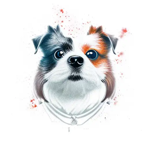 jack russel tattoo design idea