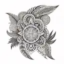 Filipino tribal symbols representing different tattoo design idea