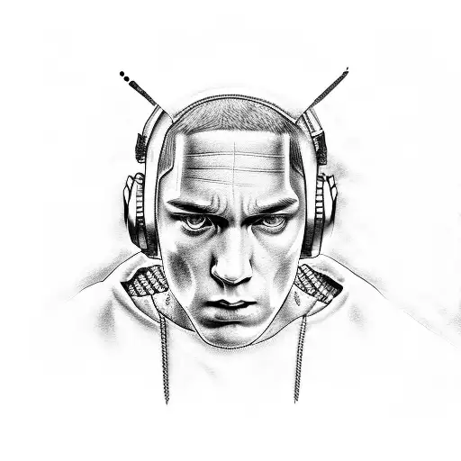 8 mile eminem tattoo design idea