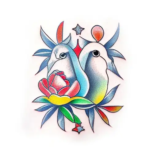 matching tattoos for 1 sister and 3 brothers tattoo design idea