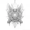 supernatural  tattoo design idea