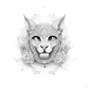 le mot totem tattoo design idea