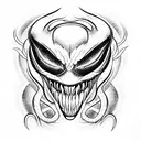 Venom tattoo design idea