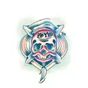 yo-yo  tattoo design idea