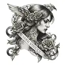 Even if I was perfect, you would still kill me Even if I was a saint, you would still judge me And if I were an angel,  tattoo design idea