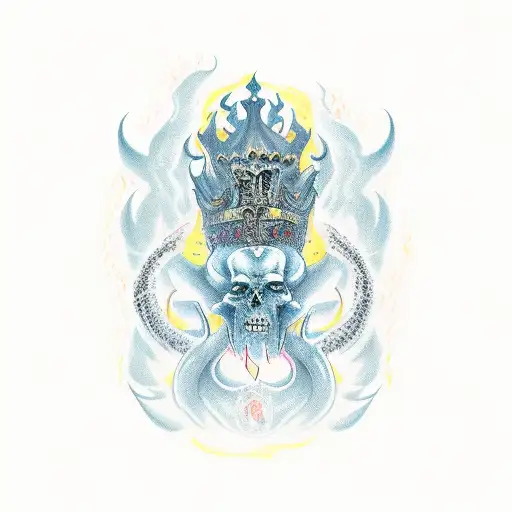 7 princes of hell tattoo design idea