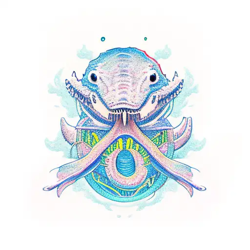 Leviathan tattoo design idea