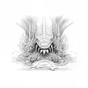 Leviathan tattoo design idea