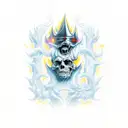 7 princes of hell tattoo design idea