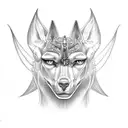 Anubis tattoo design idea