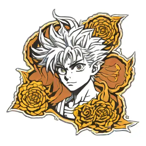 killua zoldyck  hunter x hunter tattoo design idea
