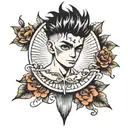 killua zoldyck tattoo design idea