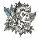 killua zoldyck tattoo design idea