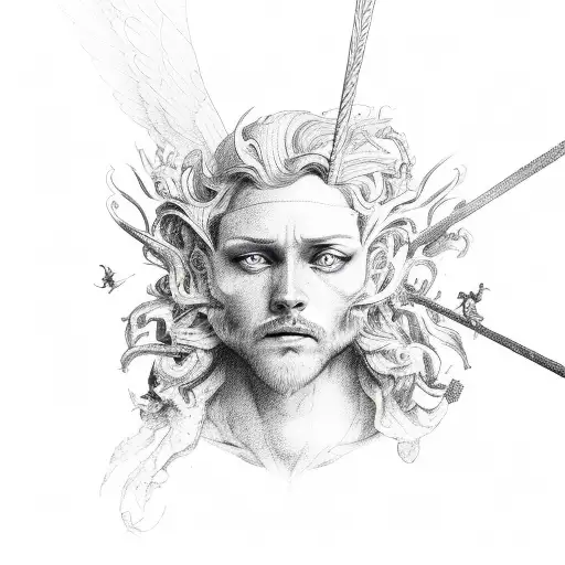 icarus tattoo design idea