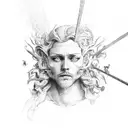 icarus tattoo design idea