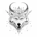 lobo tattoo design idea