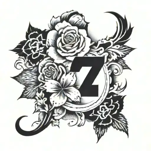 June 27, 1994 numbers inside tattoo design idea