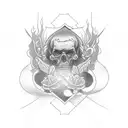 dad RIP tattoo design idea