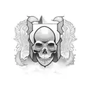 dad RIP tattoo design idea