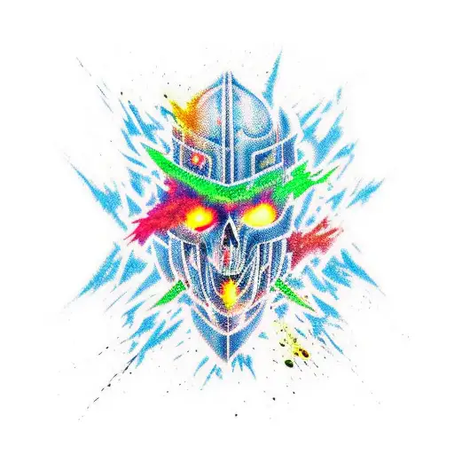 $UicideBoy$ logo mixed with the warrior or sunlight symbol from dark souls tattoo design idea