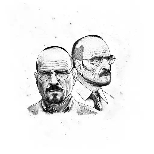 Tony Soprano Walter White  tattoo design idea