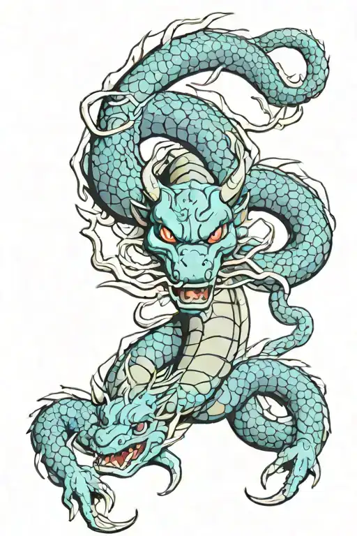 dragon ball shenron all around forearm tattoo design tattoo design idea