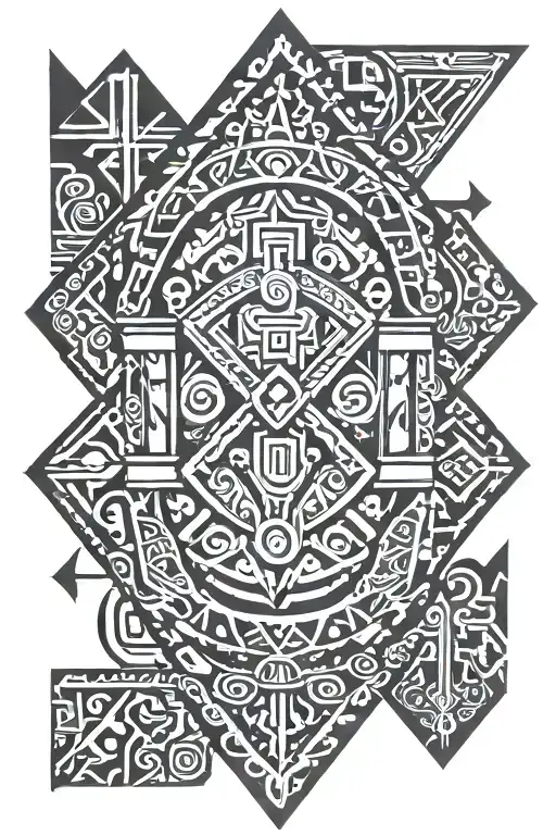 Pacific Islander Tribal tattoo tattoo design idea