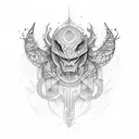 dangerous  tattoo design idea