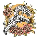 Draco gun barrels tattoo design idea