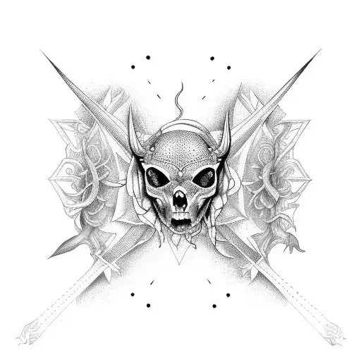palabra sacrifice  tattoo design idea