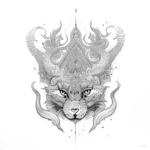 karan from front And seema for opposite tattoo design idea