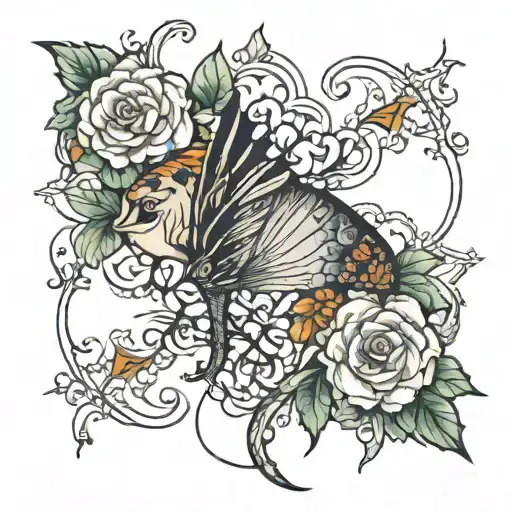 143 ILY tattoo design idea