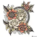 143 ILY tattoo design idea