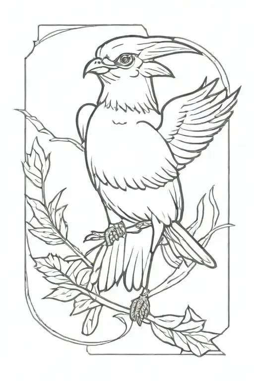 the bird of Hermes is my name eating my wings to make me tame tattoo design idea