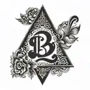 Bozkurt script written in Gokturkish alphabet tattoo design idea