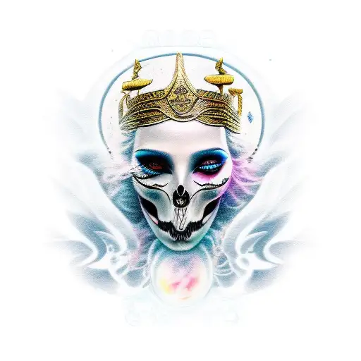 goddess of death MAra tattoo design idea