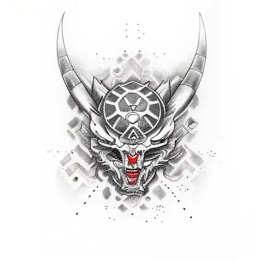 naurto as a police man tattoo design idea