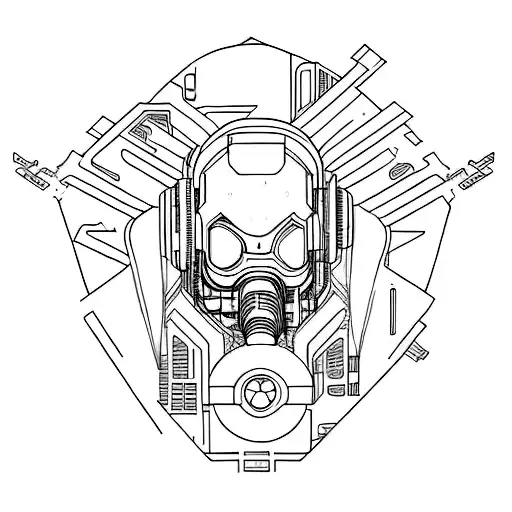 concept design tattoo cyberpunk with akira reference tattoo design idea