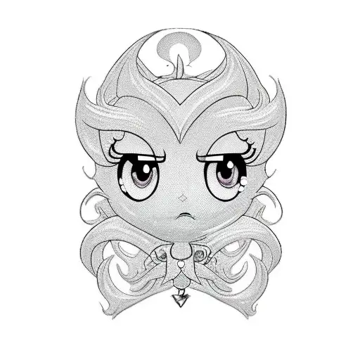 powerpuff girls tattoo design idea