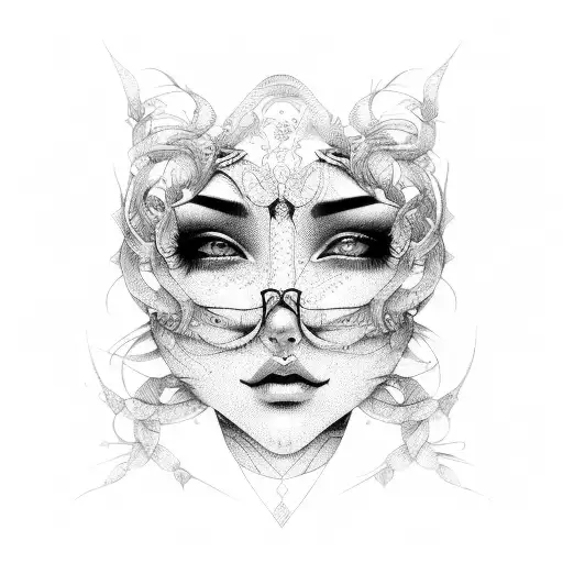 shibari  tattoo design idea