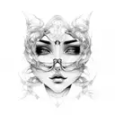 shibari  tattoo design idea