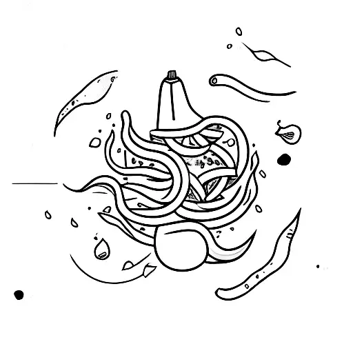 one minimalist chilli pepper tattoo design idea